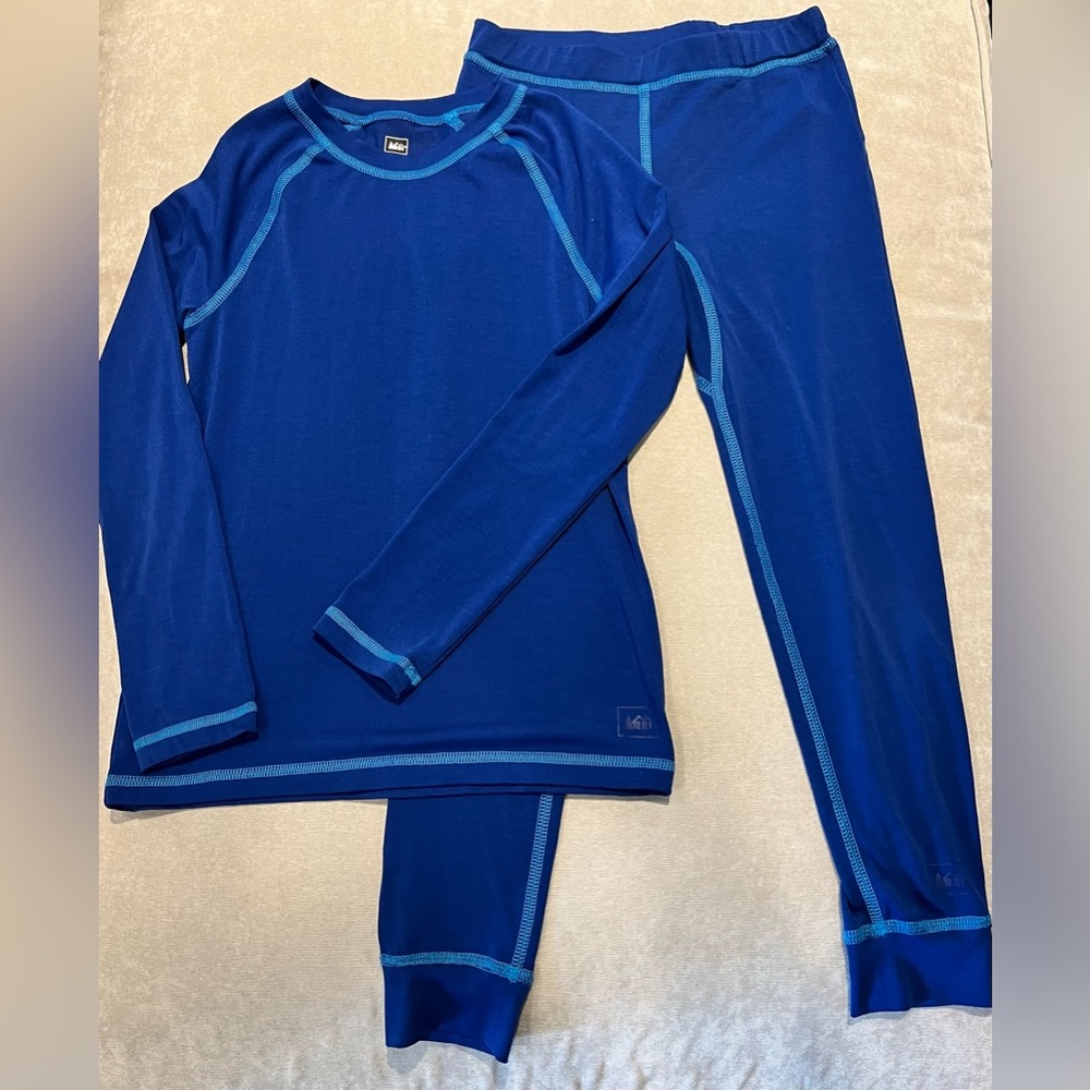 REI boys base layer/long sleeve undershirt and long johns